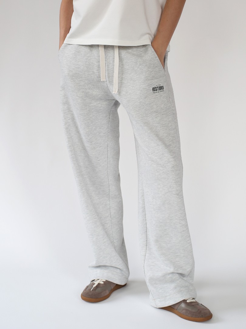 Спортивные Брюки Серый Меланж